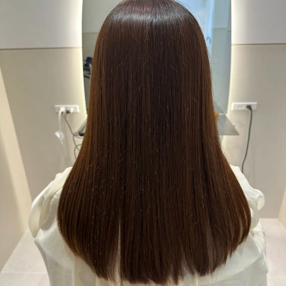 ロング カット ヘアカラー トリートメント ニシグチ サヨのヘアスタイル