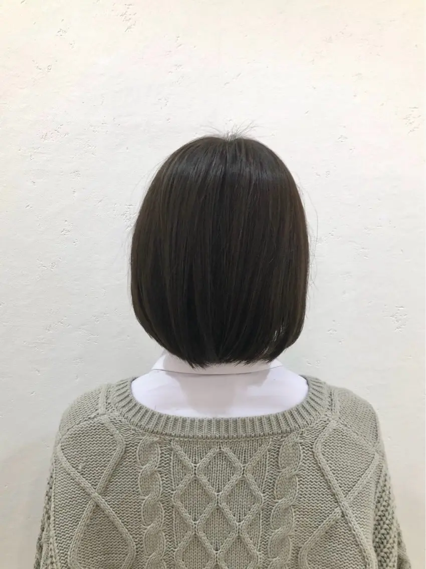 ショート カラー ヘアカラー 🩵ナチュラルカラー 🩵モモのヘアスタイル