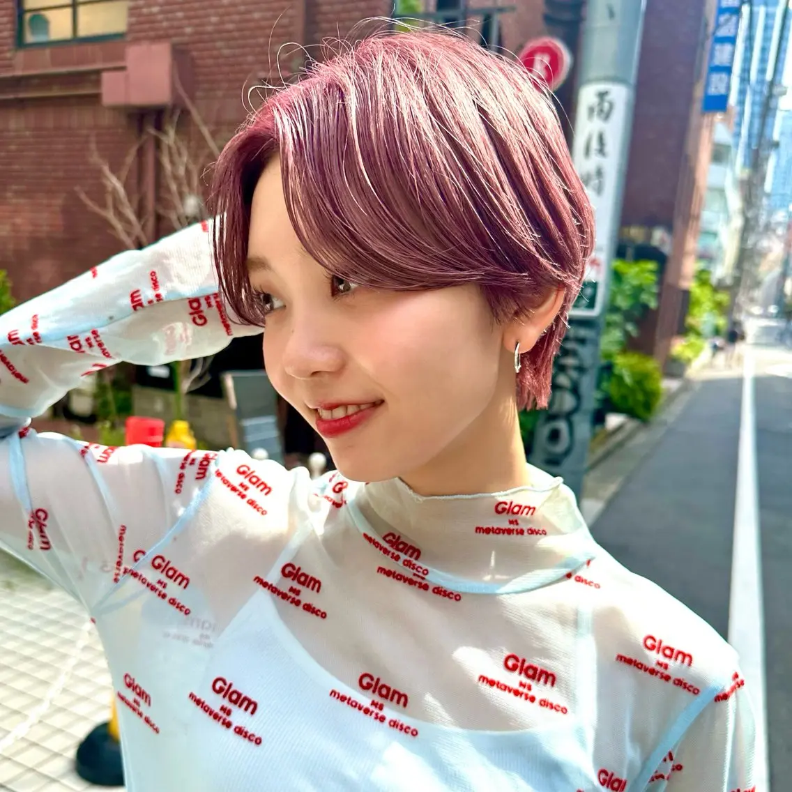 ショート カット ヘアカラー 骨格診断で絶対可愛い ✨丸みショート✨凌弥のヘアスタイル
