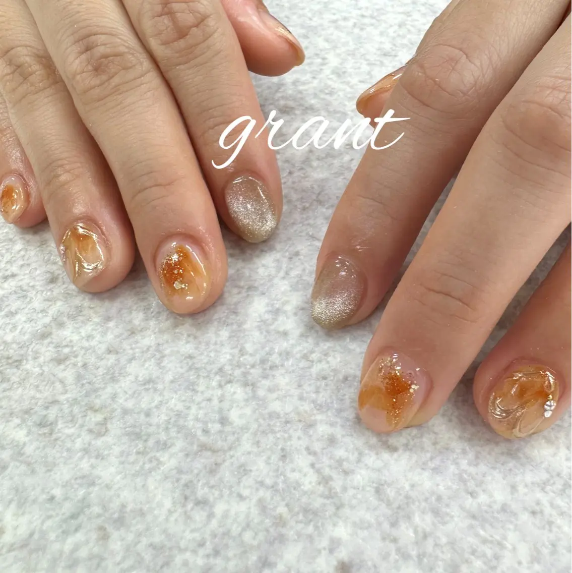 ネイル ジェルネイル nailsalon grantのネイルデザイン