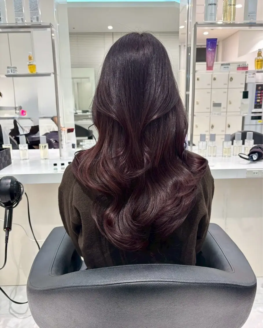 ロング カラー 髪質改善 トリートメント ヘアカラー トリートメント 🫧HIKARU🫧 カラー指名No. 1のヘアスタイル
