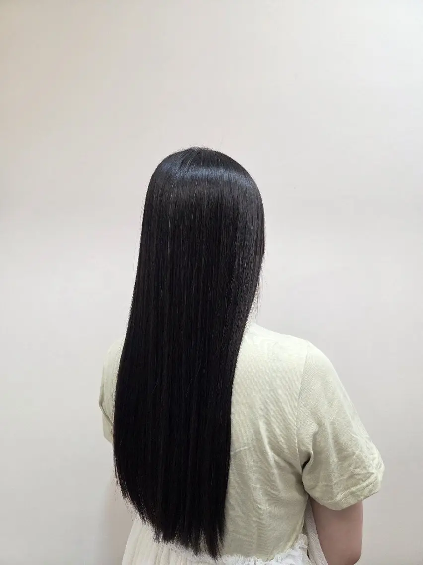 カット無し縮毛矯正の写真