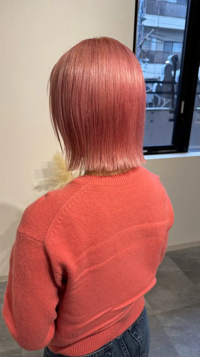 ミディアム カラー ヘアカラー トリートメント ツチイ リョウタのヘアスタイル