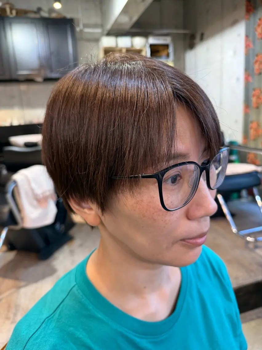 ショート カラー ヘアアレンジ ブラウンカラー ショートヘア カット ヘアカラー 🍀Ryosuke 🍀のヘアスタイル