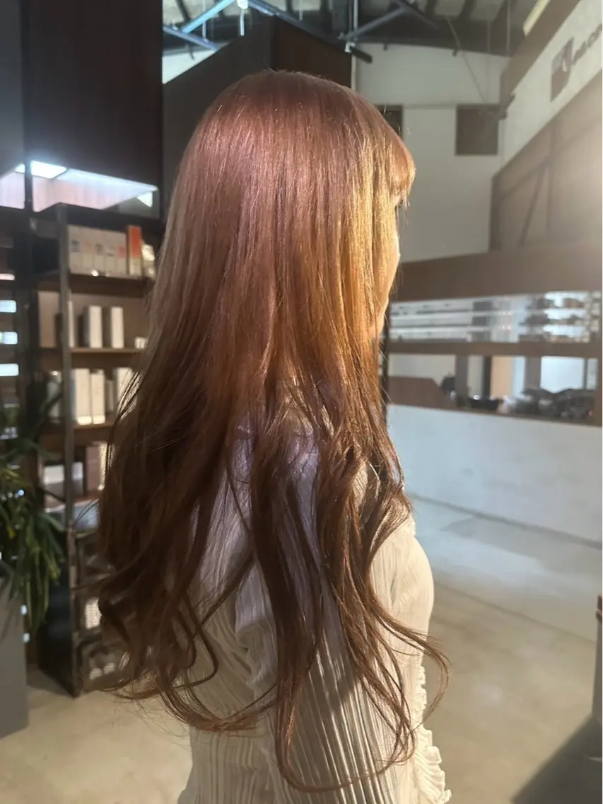 ワンカラー ロングヘアの写真
