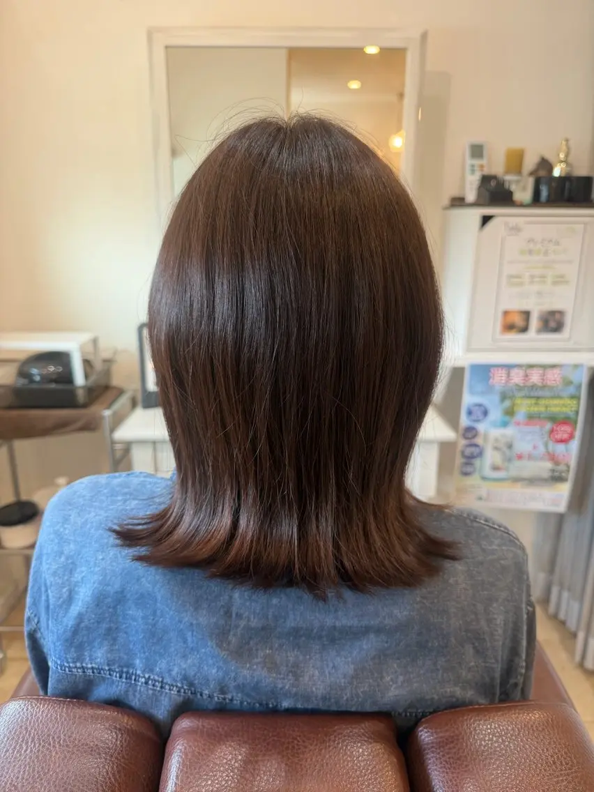 カラー ブラウンカラー 星野 実来のヘアスタイル