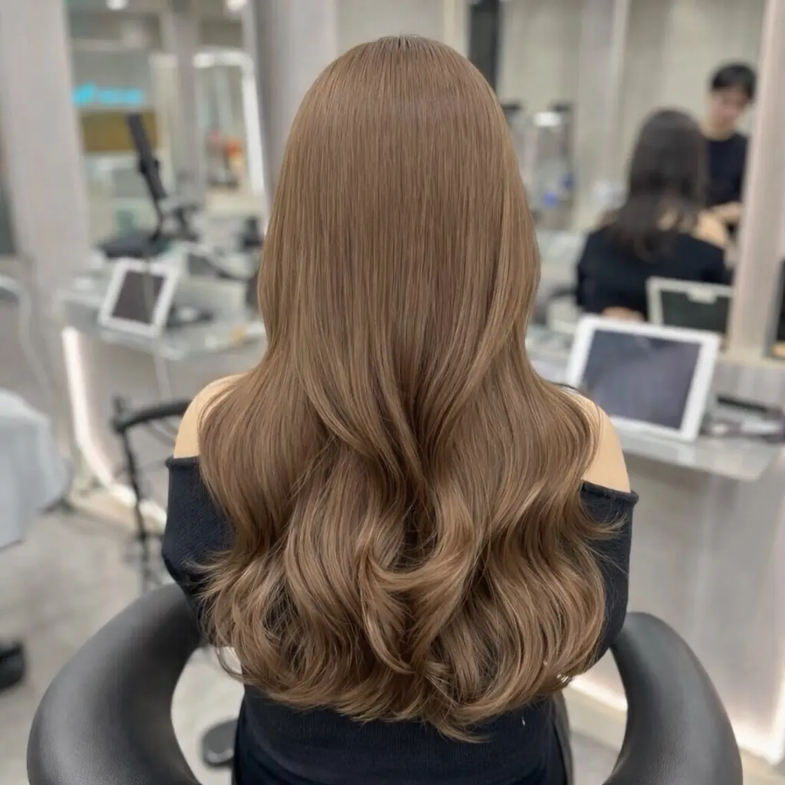 ロング 博多ベージュ 🐻松井傑のヘアスタイル