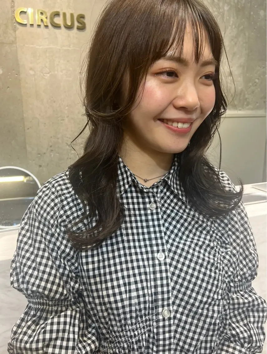 ロング カラー ヘアカラー 松井美樹/似合わせ ガーリー・韓国のヘアスタイル