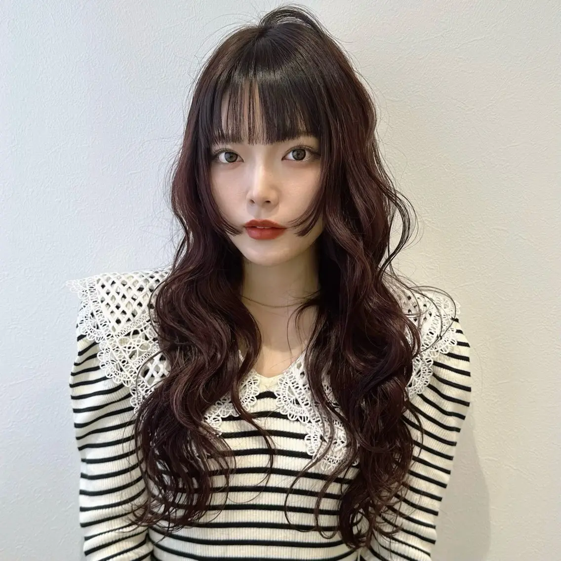 ロング 韓国𝐻𝑎𝑖𝑟 🇰🇷🖤ハラのヘアスタイル
