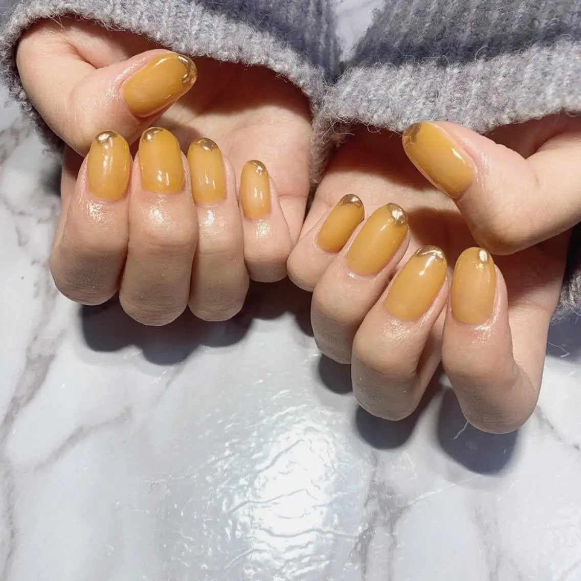 ネイル ニュアンスネイル ハンドネイル Ally's Nailのネイルデザイン