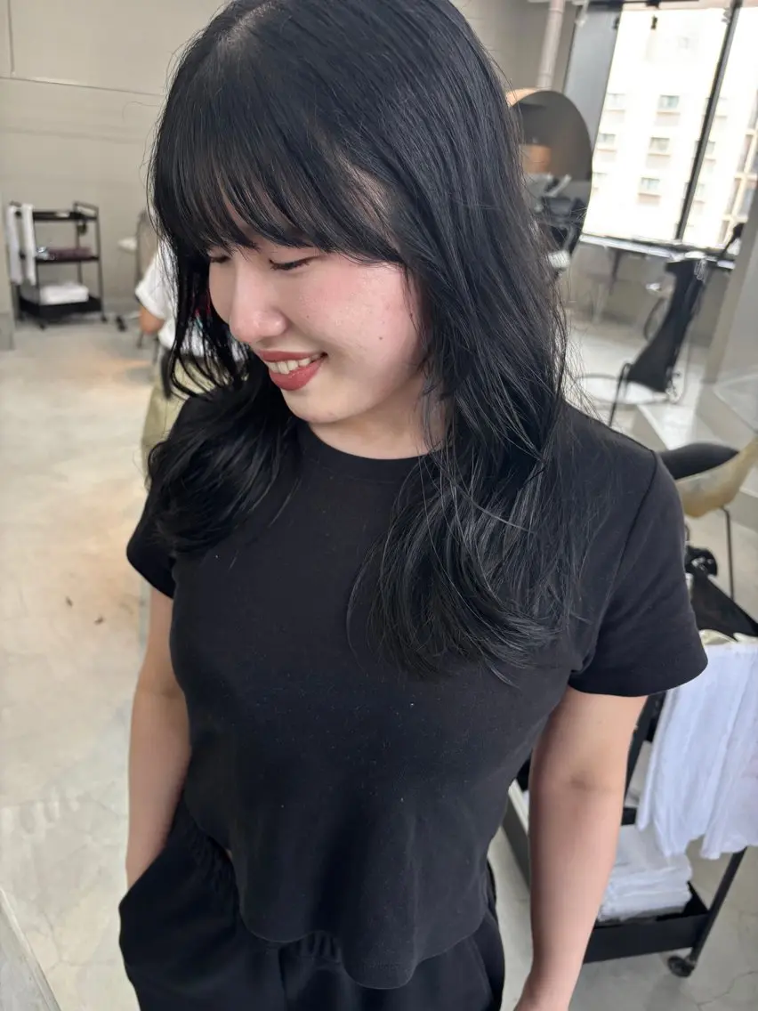 ミディアム kurune fuyuのヘアスタイル