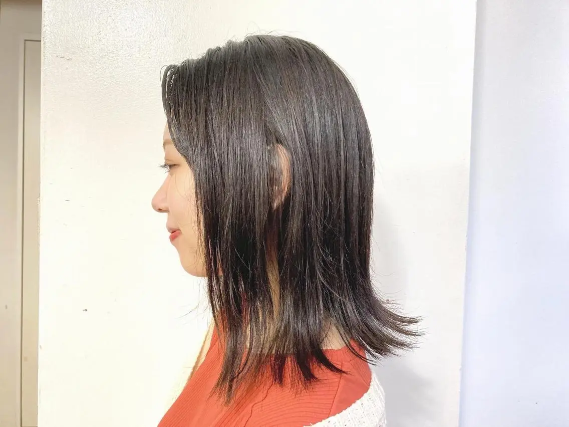 セミロング 中山 maiのヘアスタイル