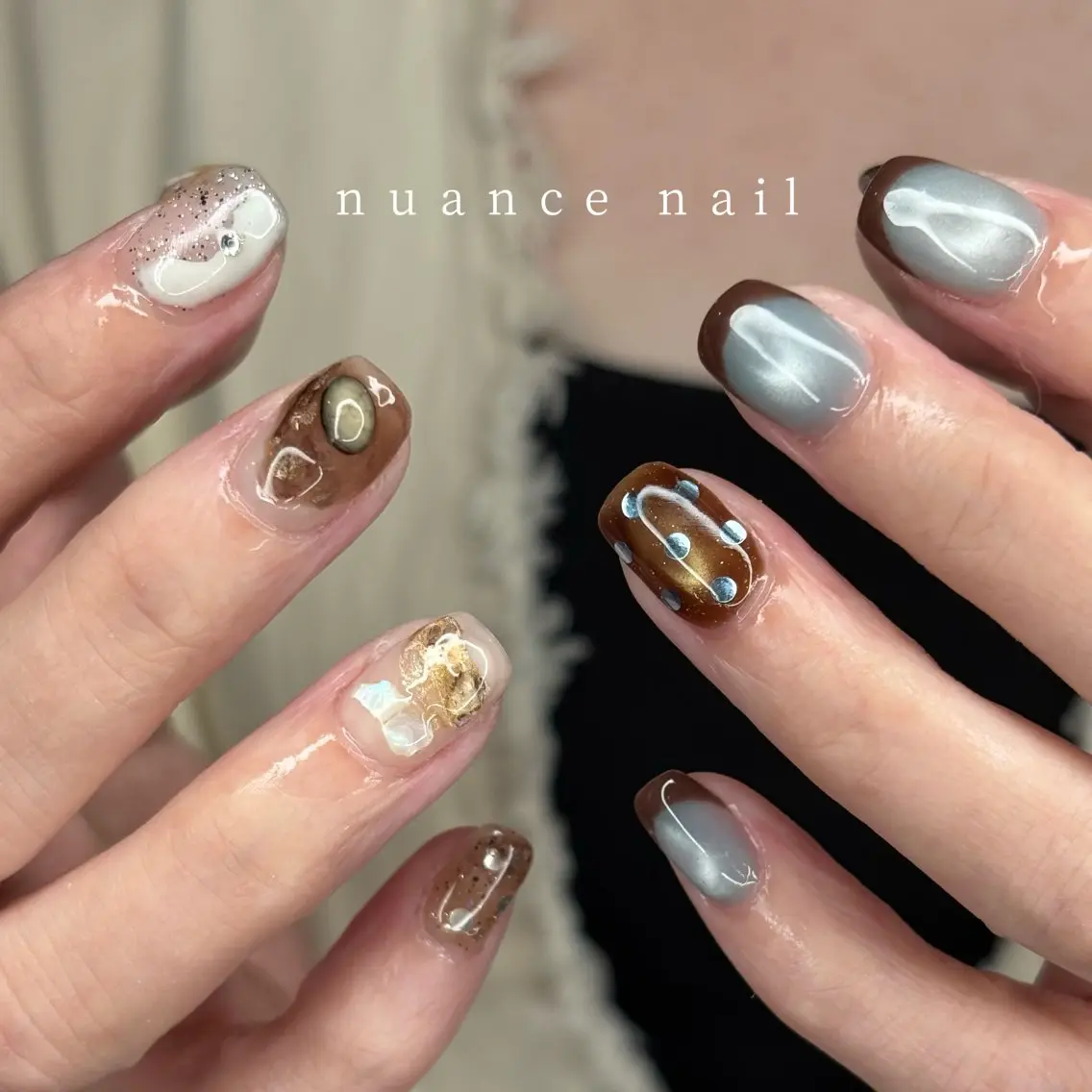 ネイル ニュアンスネイル 上田 智純のネイルデザイン