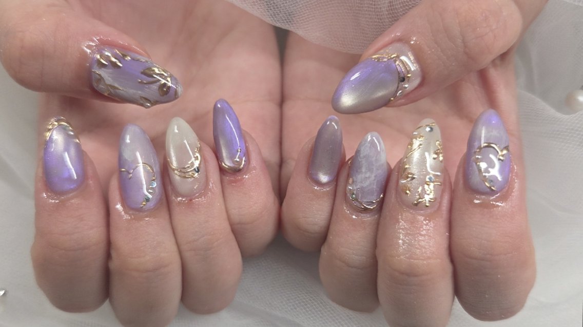 ネイル ハンドネイル Cielel🦋 Eri✧*。のネイルデザイン