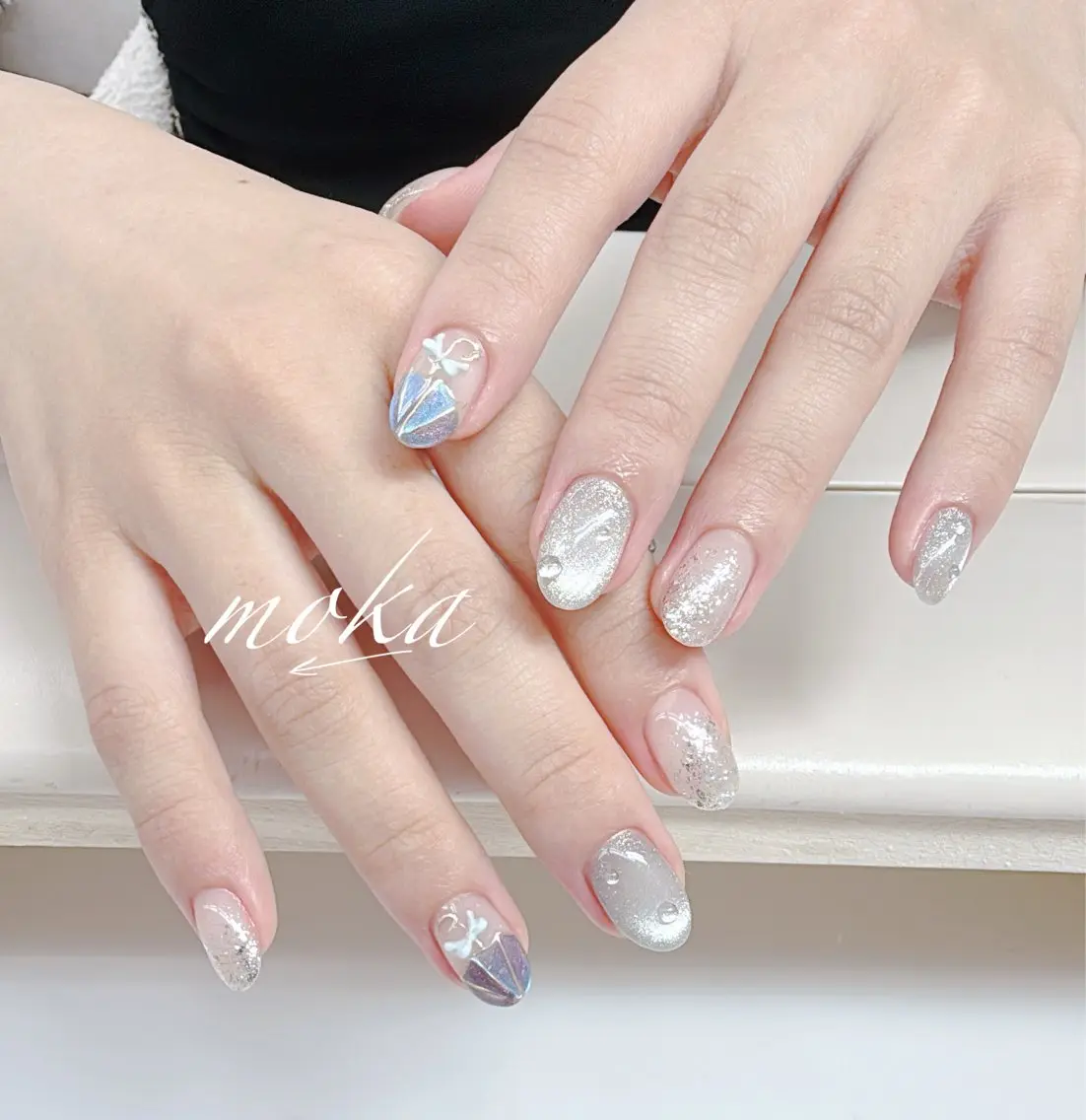ネイル ハンドネイル ハンドケア 胡蝶蘭レディースサロ ンNailMOKAのネイルデザイン