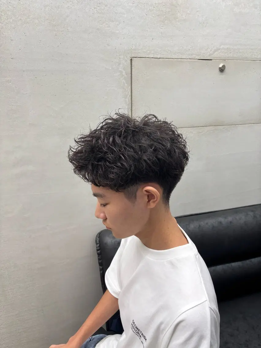 ショート カット パーマ メンズ特化/カット パーマ/あこのヘアスタイル
