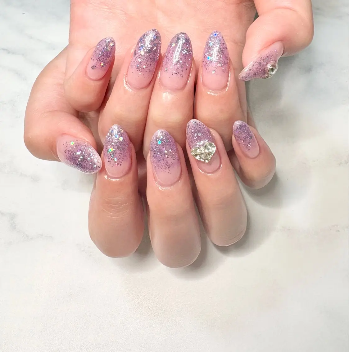 ご新規様限定͛🍀ワンカラー➕ラメグラ✨️🌈メニュー✨️💅オフ込🧡の写真