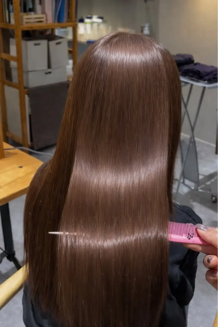 カラー ブラウンカラー ショコラブラウン カット ヘアカラー モデル様大募集🎀 藤岡瑞穂のヘアスタイル