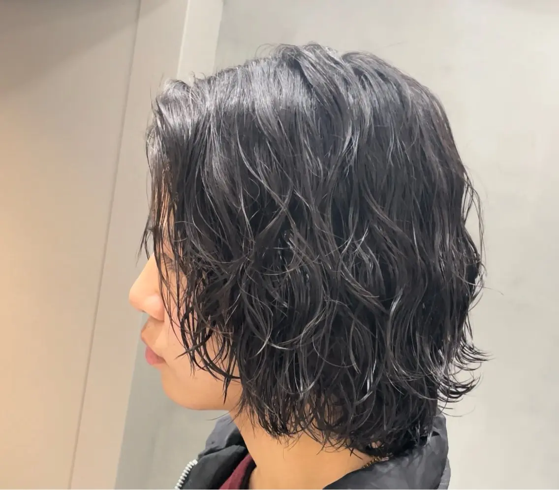 ロング パーマ ヘアアレンジ メンズ fifth 石川 凪のヘアスタイル