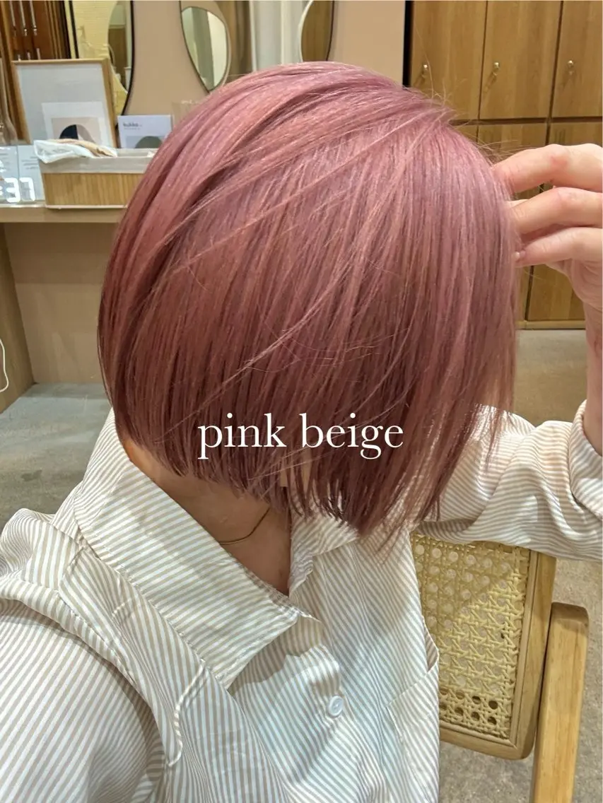 カラー 🫧髪質改善カラー 暖色カラー/桜🌸のヘアスタイル