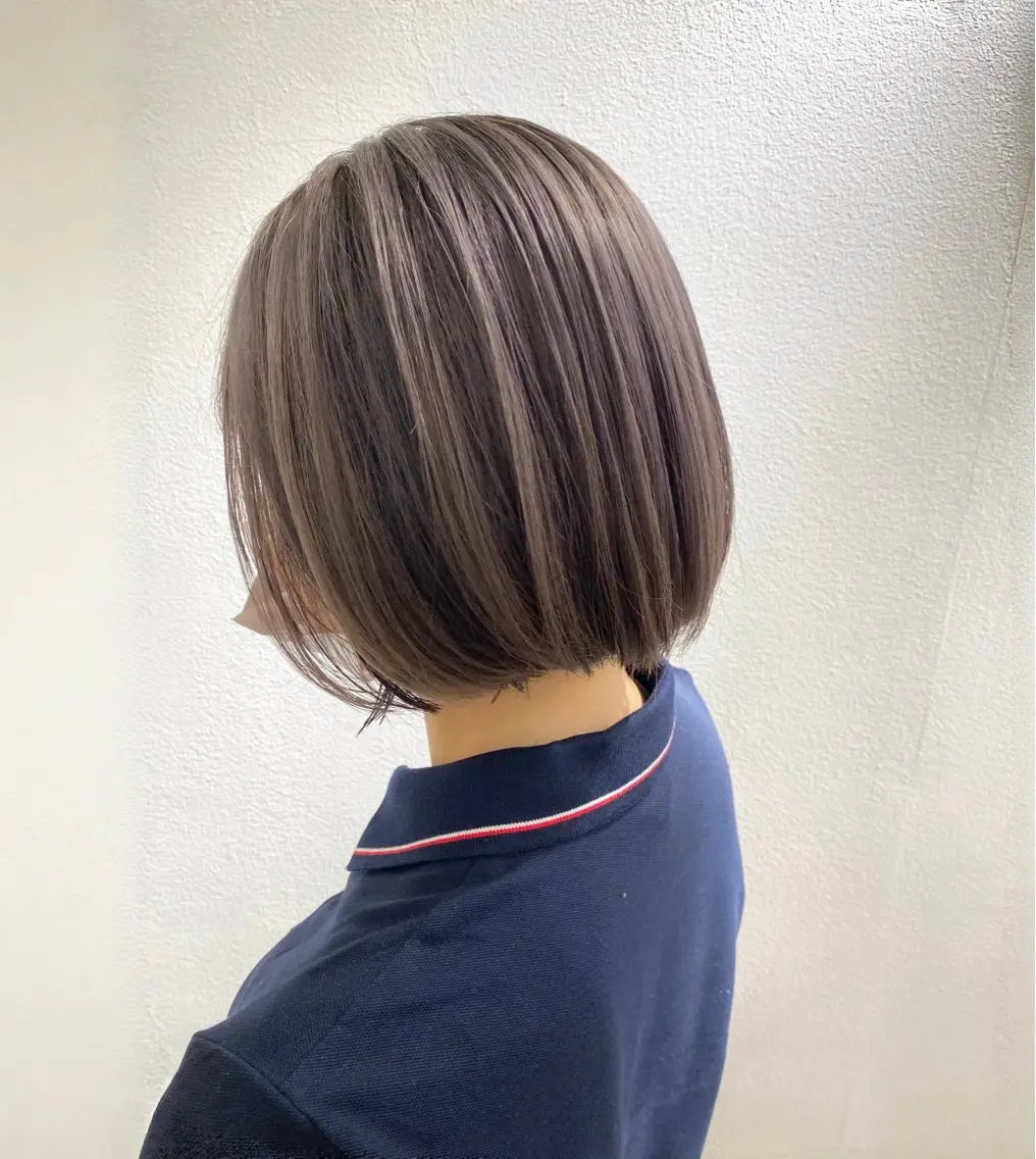 ミディアム 似合わせカット カット ヘアカラー トリートメント ヘッドスパ ヘアセット 🫧似合わせ×透明感 ケアカラー清野🫧のヘアスタイル