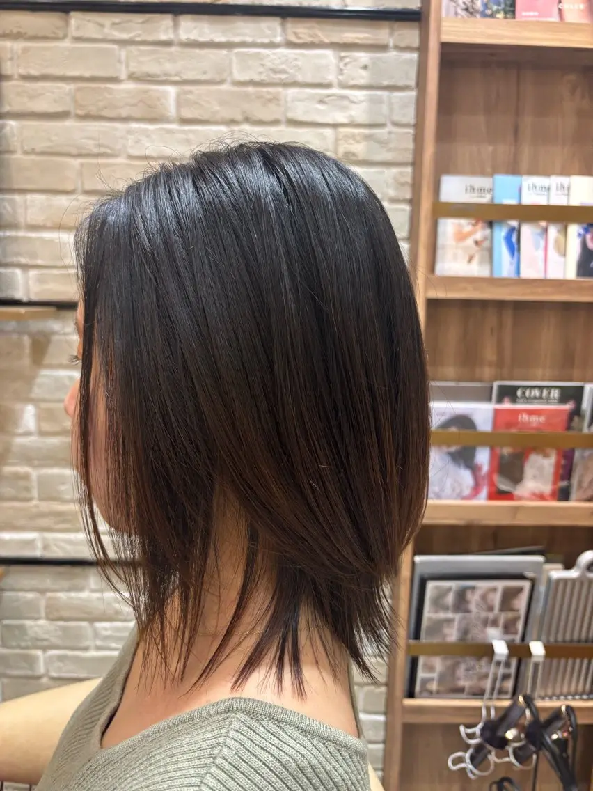 ミディアム COVER HAIR 川口店✨　土屋凜のヘアスタイル