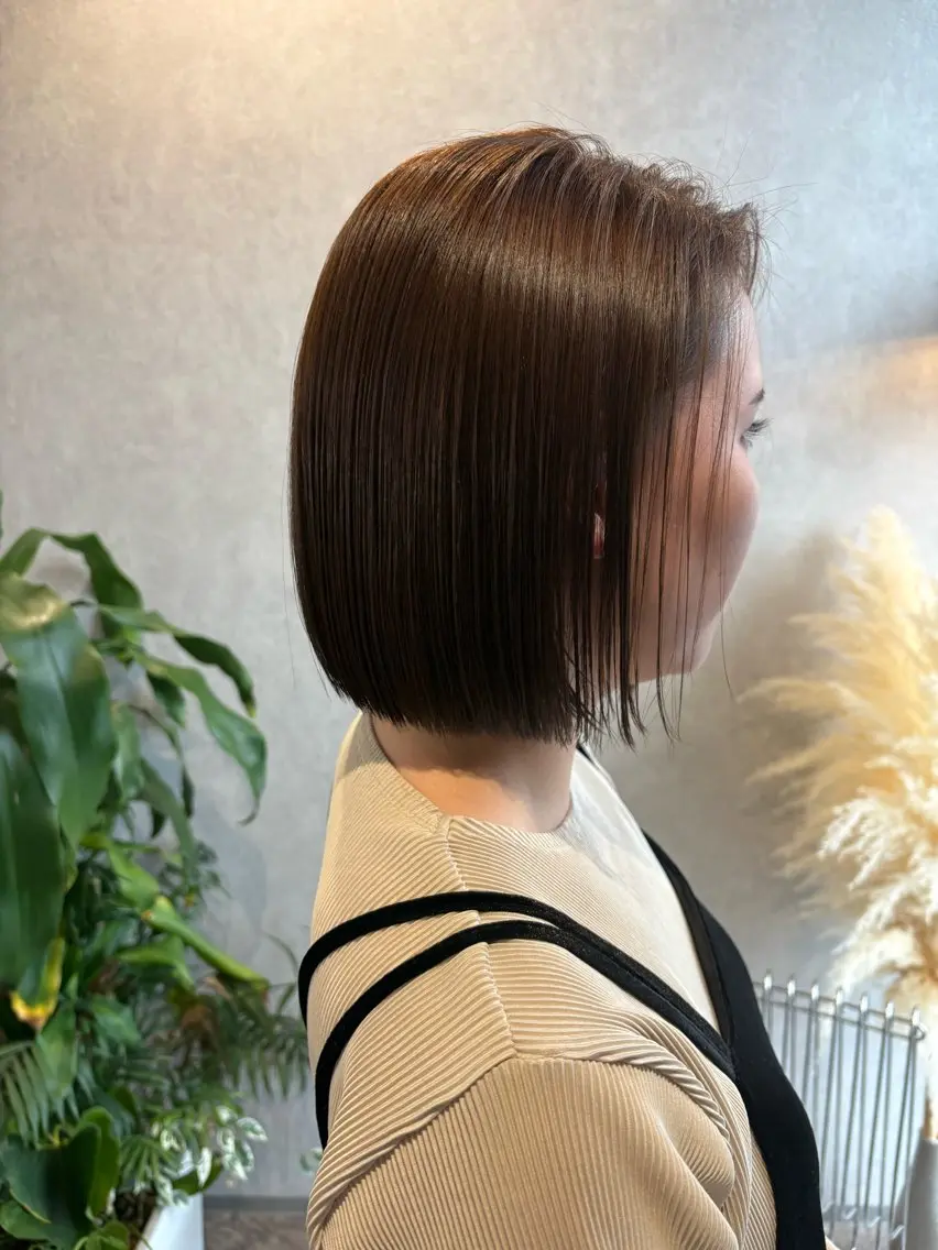 ショート カット ヘアカラー トリートメント 井手 素子のヘアスタイル