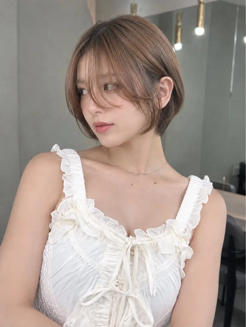 ショート 髪質改善 ショートヘア カット ヘアカラー トリートメント 大人美人ショート 杉浦主馬のヘアスタイル