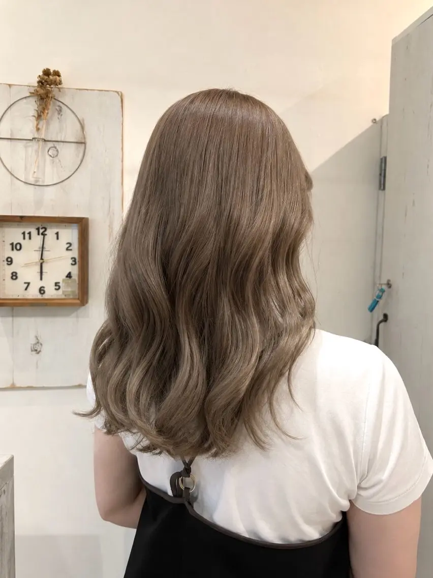 セミロング レイヤーカット/ ダブルカラー🎀らむのヘアスタイル