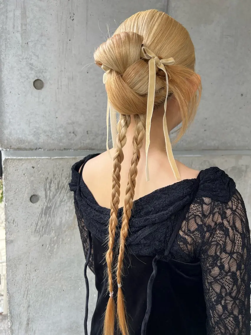 ロング ユカ yのヘアスタイル
