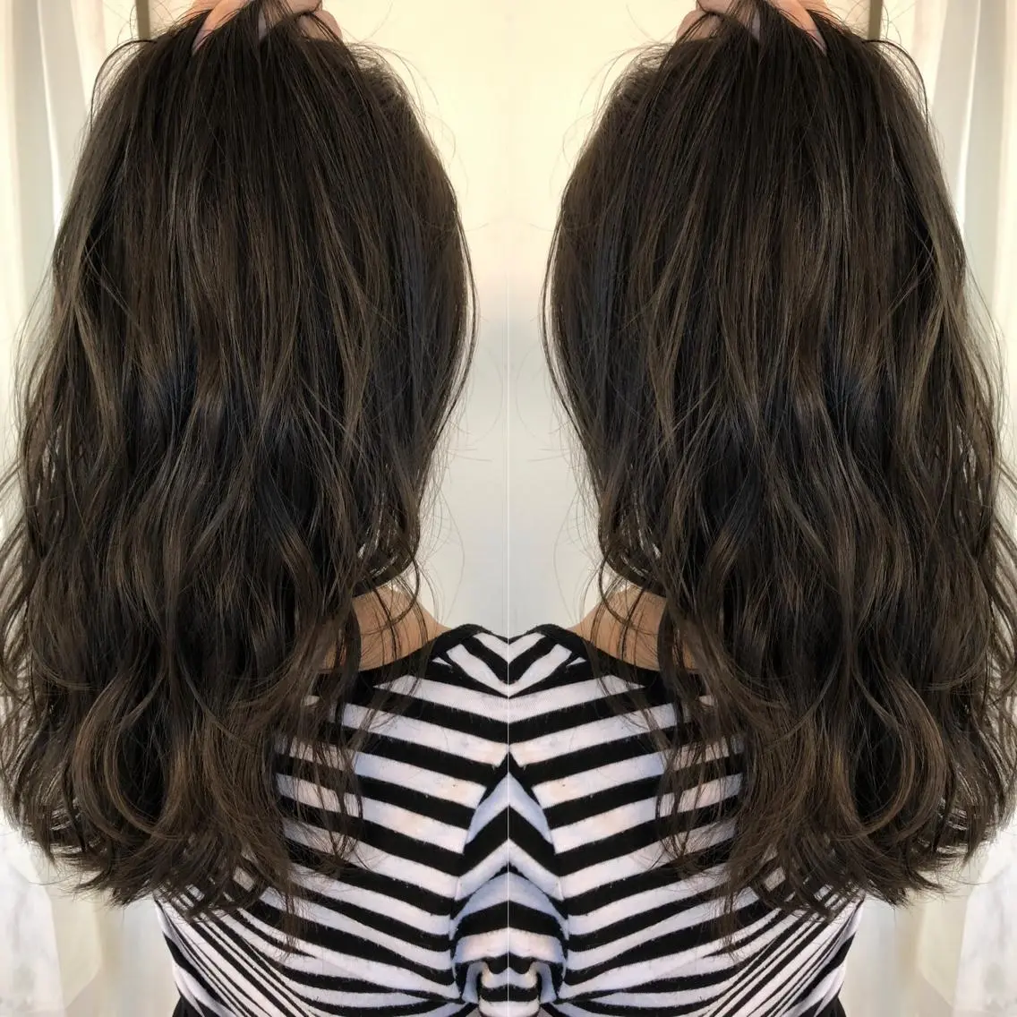ロング アッシュ 美髪矯正・レイヤー 倉友哉のヘアスタイル