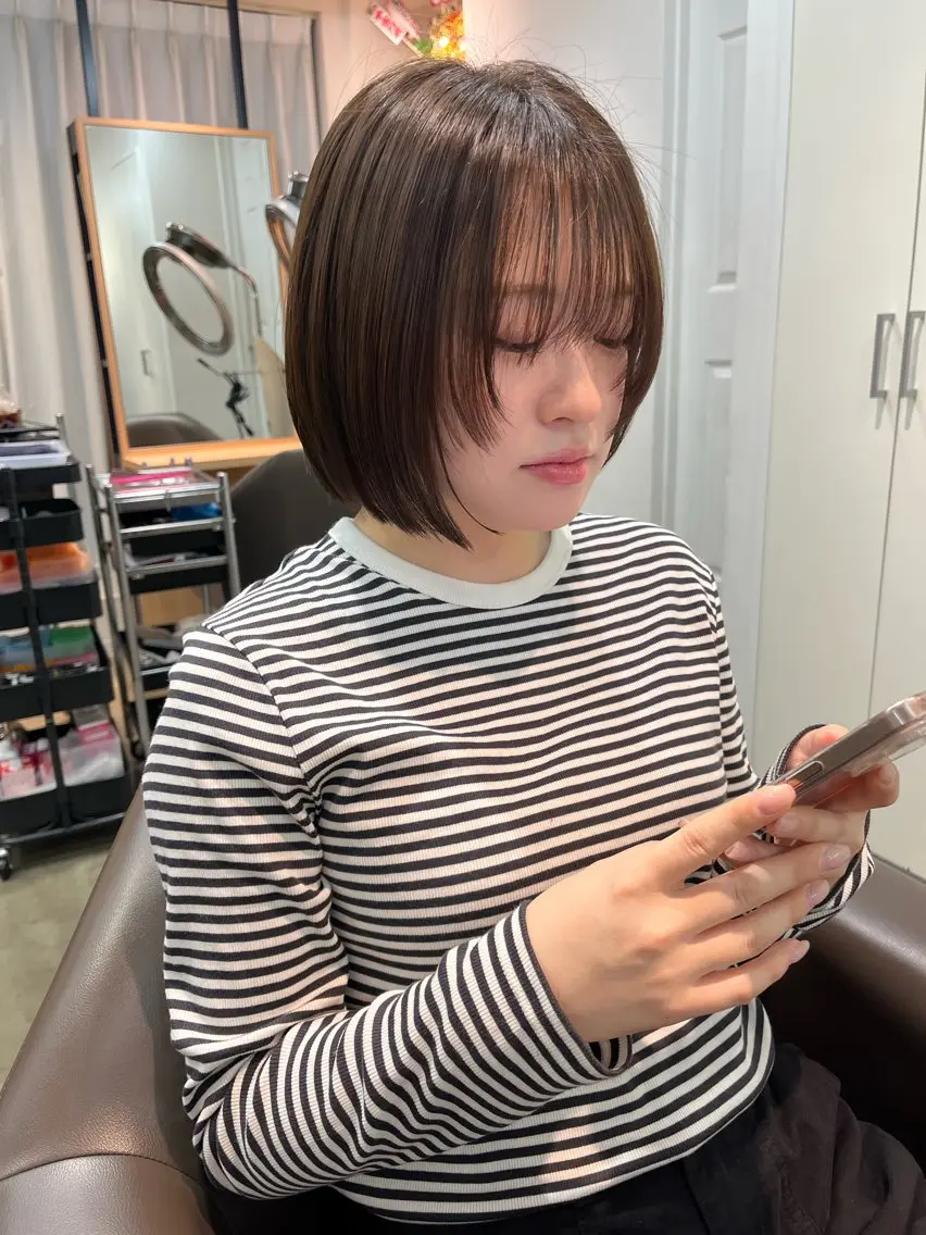 ショート カット 土田 莉来のヘアスタイル