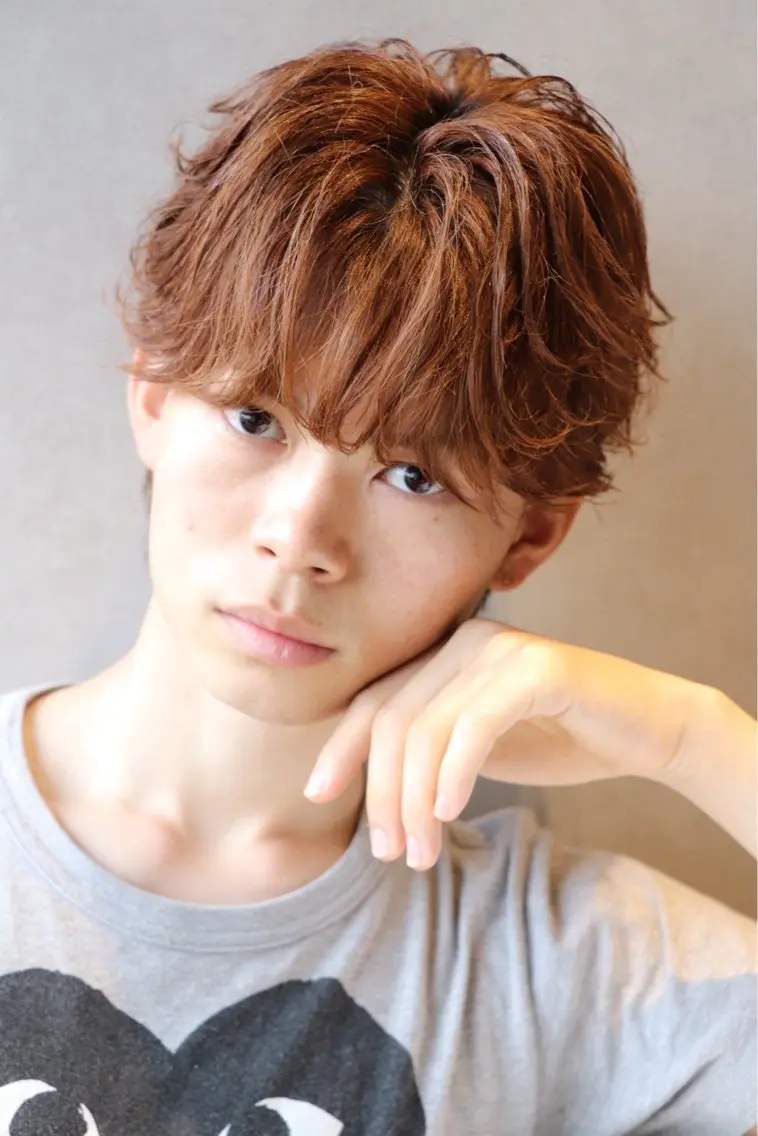 メンズ りき カラーモデル レディースも可能のヘアスタイル