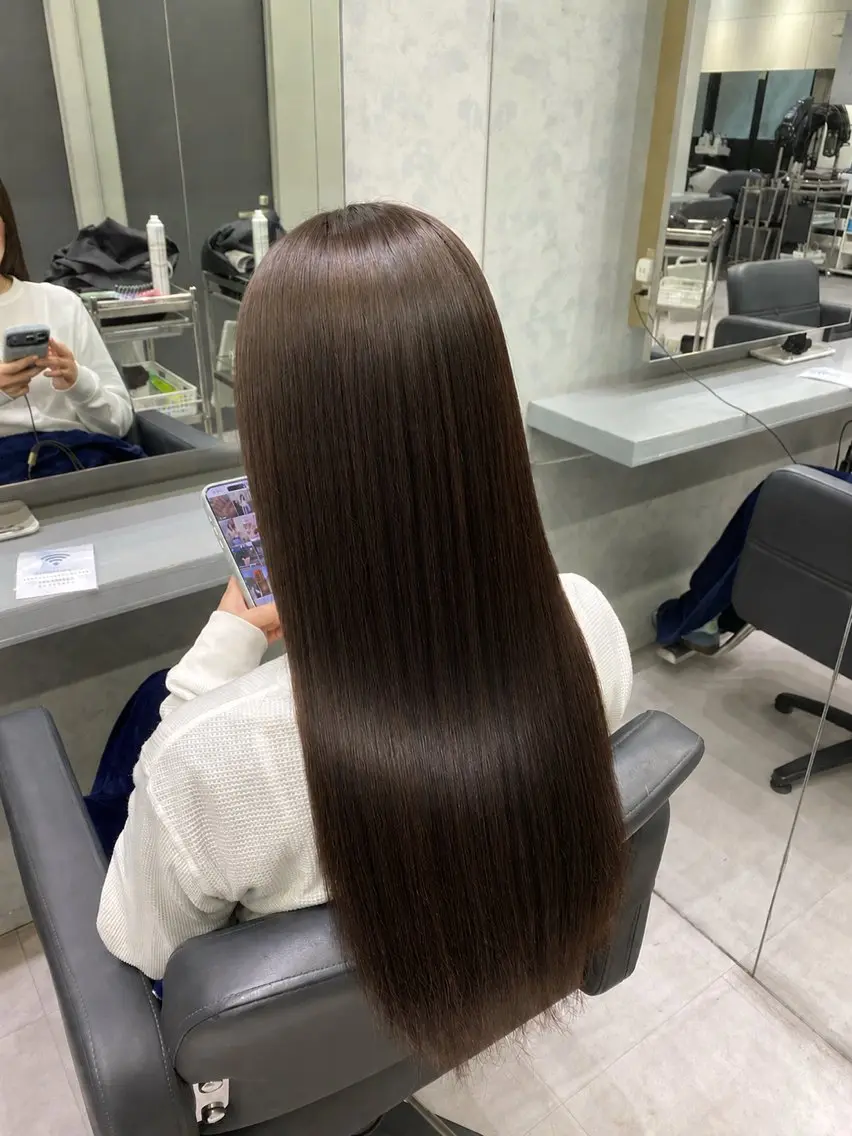 ロング カラー ヘアカラー トリートメント 【elyts】 MISAKIのヘアスタイル