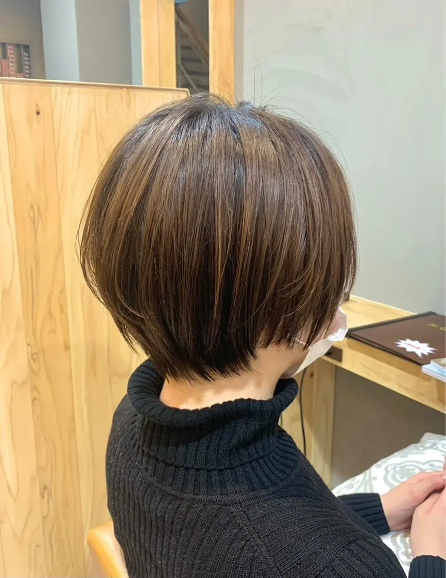 ショート 髪質改善/ショート/ 透明感カラー/はるきのヘアスタイル