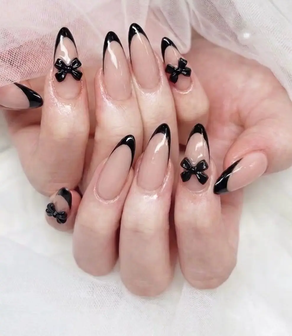 ネイル フレンチネイル ガーリー リボン Michan Nailのその他イメージ