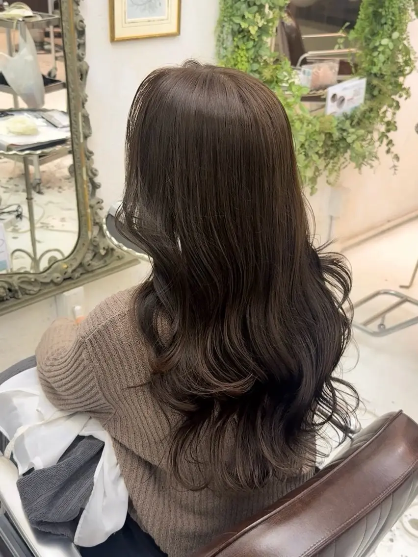 カラー ヘアカラー 原 一楓のヘアスタイル