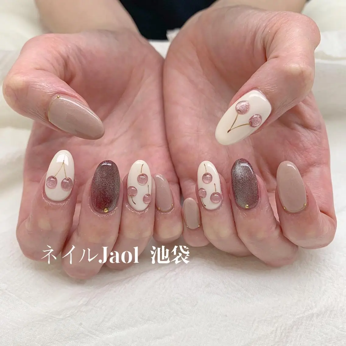 セミロング ネイルJaol 池袋のネイルデザイン