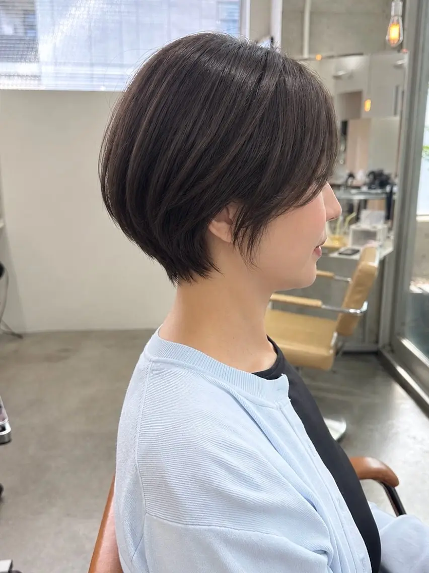 ショート カット ヘアカラー トリートメント 🍊千葉 未来🍊店長のヘアスタイル