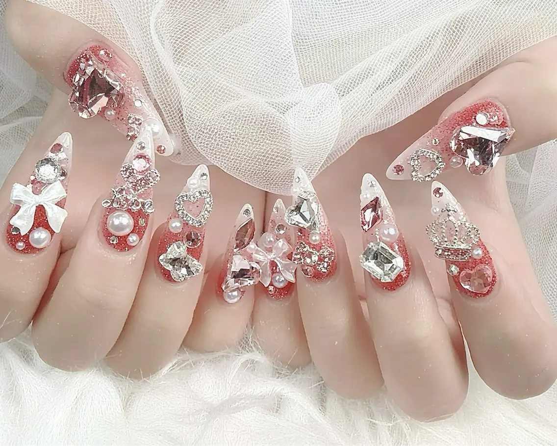 ネイル フラッシュネイル グラデーション キラキラネイル ハンドネイル ハンドケア Gote Kawa nail salonのネイルデザイン