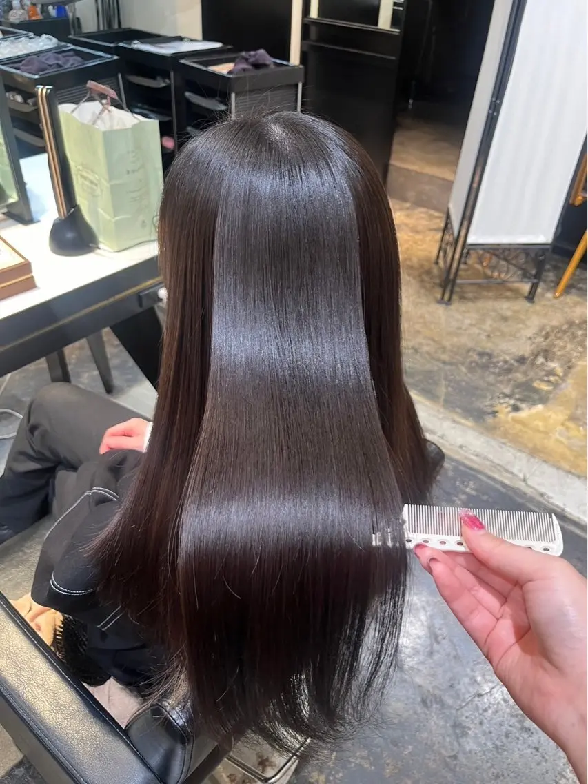 ロング 縮毛矯正 【✨モデル様募集✨】 MINAMIのヘアスタイル