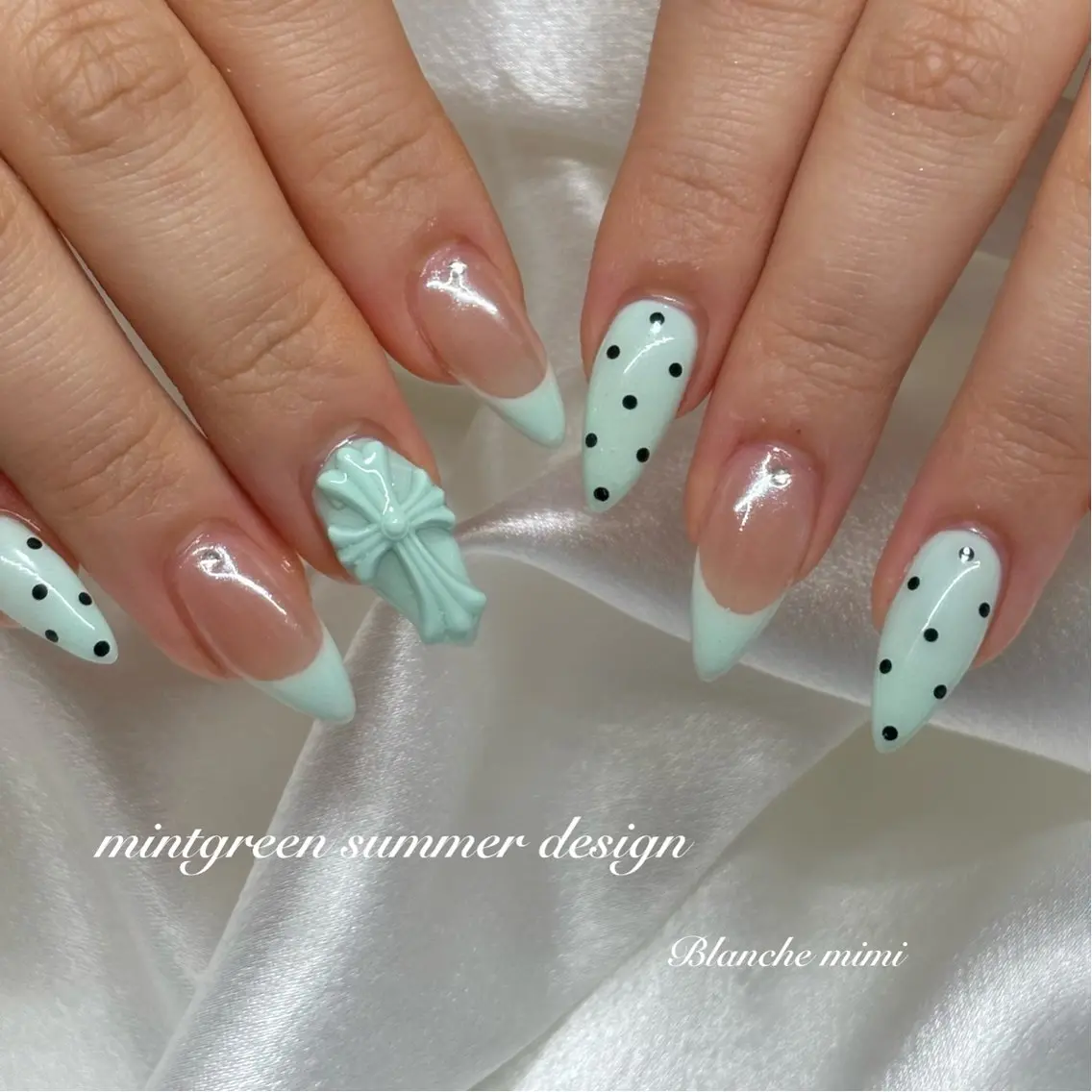 ネイル ハンドネイル Blanche mimi.u_aのネイルデザイン