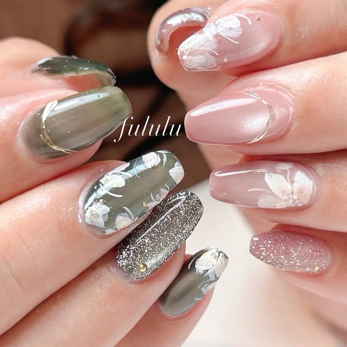 ネイル フラワーネイル Fululu nailのネイルデザイン