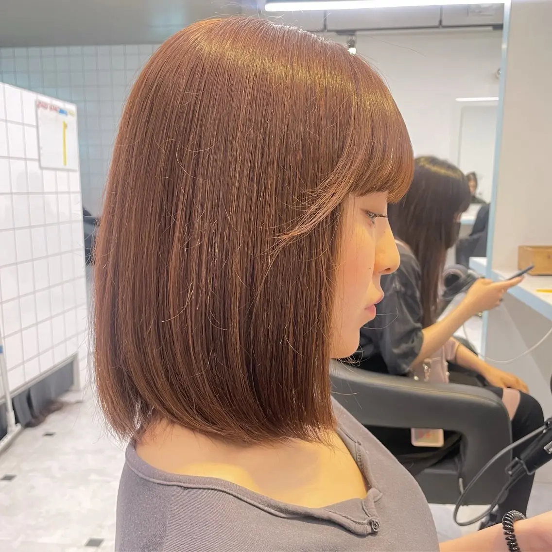 ミディアム カラー カット ヘアカラー 【美髪矯正/絹髪】 🎀hinano🎀のヘアスタイル