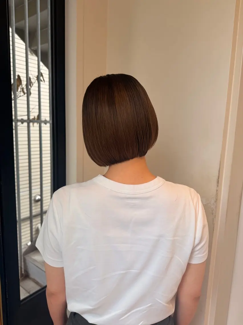 ショート ボブ ホリグチ ルナのヘアスタイル