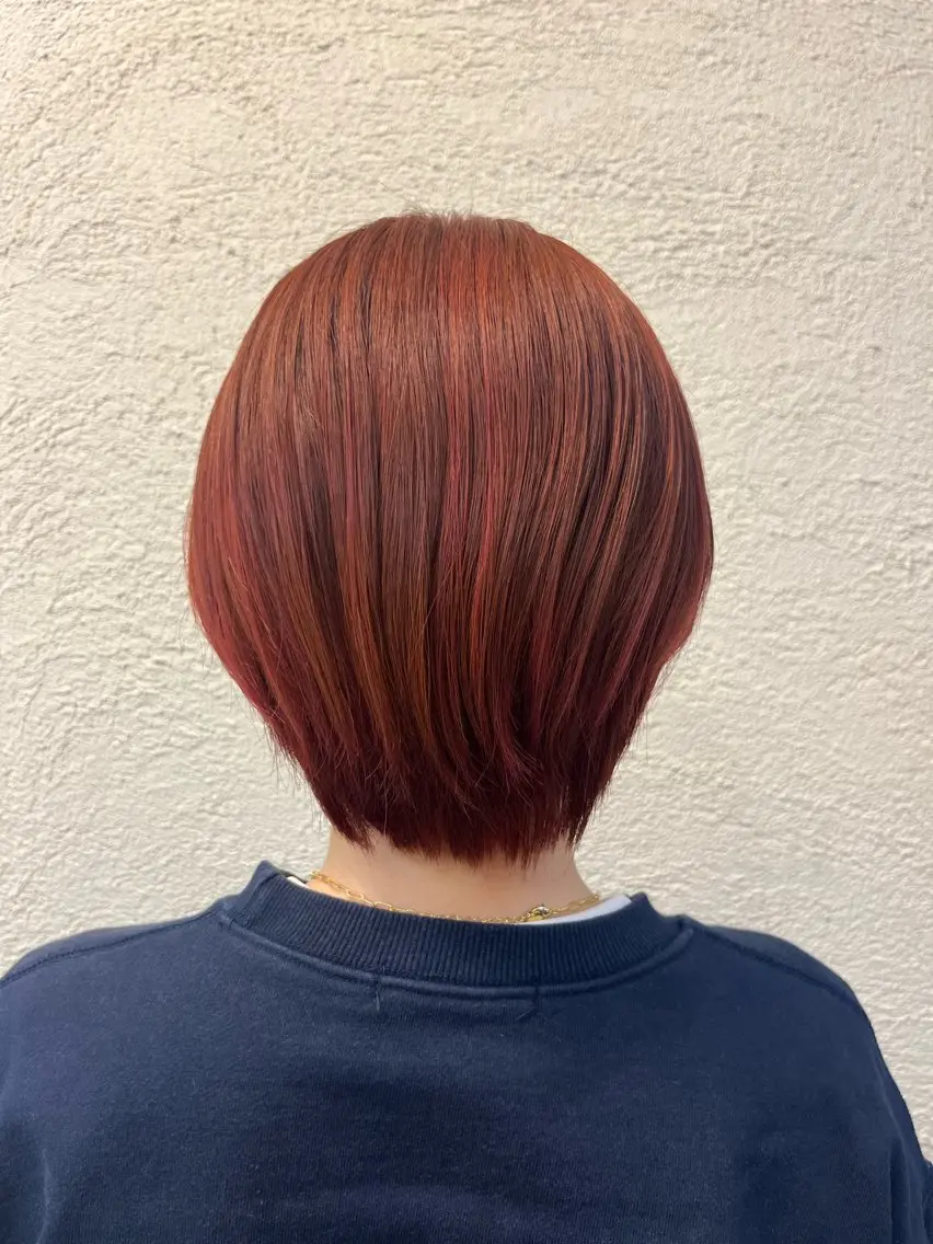 カラー 立道 樹奈のヘアスタイル