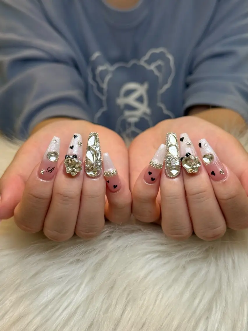 ネイル 韓国ネイル 持ち込み 冬ネイル Nihonthy Nail 新宿のネイルデザイン