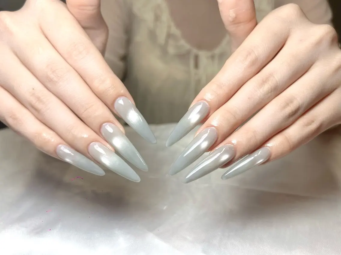 ネイル ジェルネイル マグネットネイル スカルプネイル ハンドネイル Lya Nail Salonのネイルデザイン