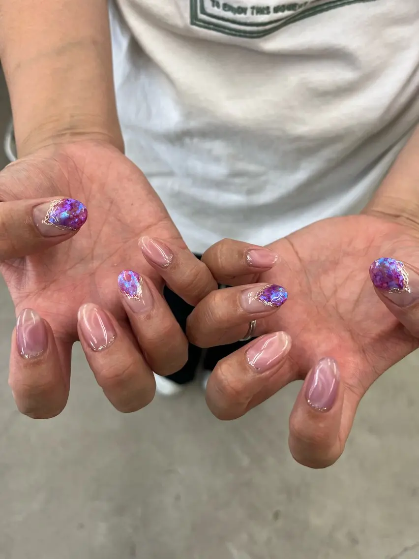 ネイル ハンドネイル nail salon Neigeのネイルデザイン