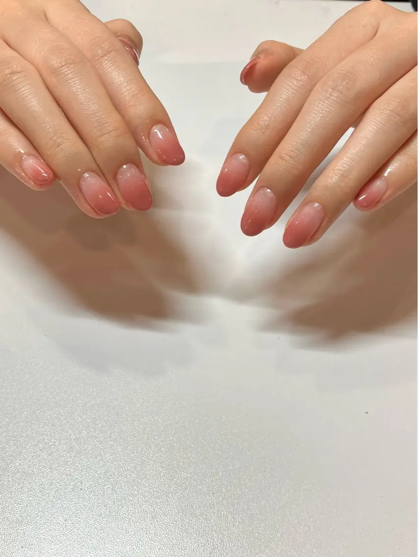 単色カラーグラデーションの写真